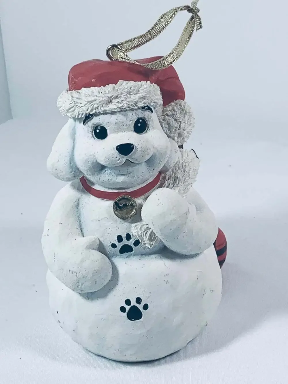 Luv-A-Pet Snow Dog 2001 Ornament